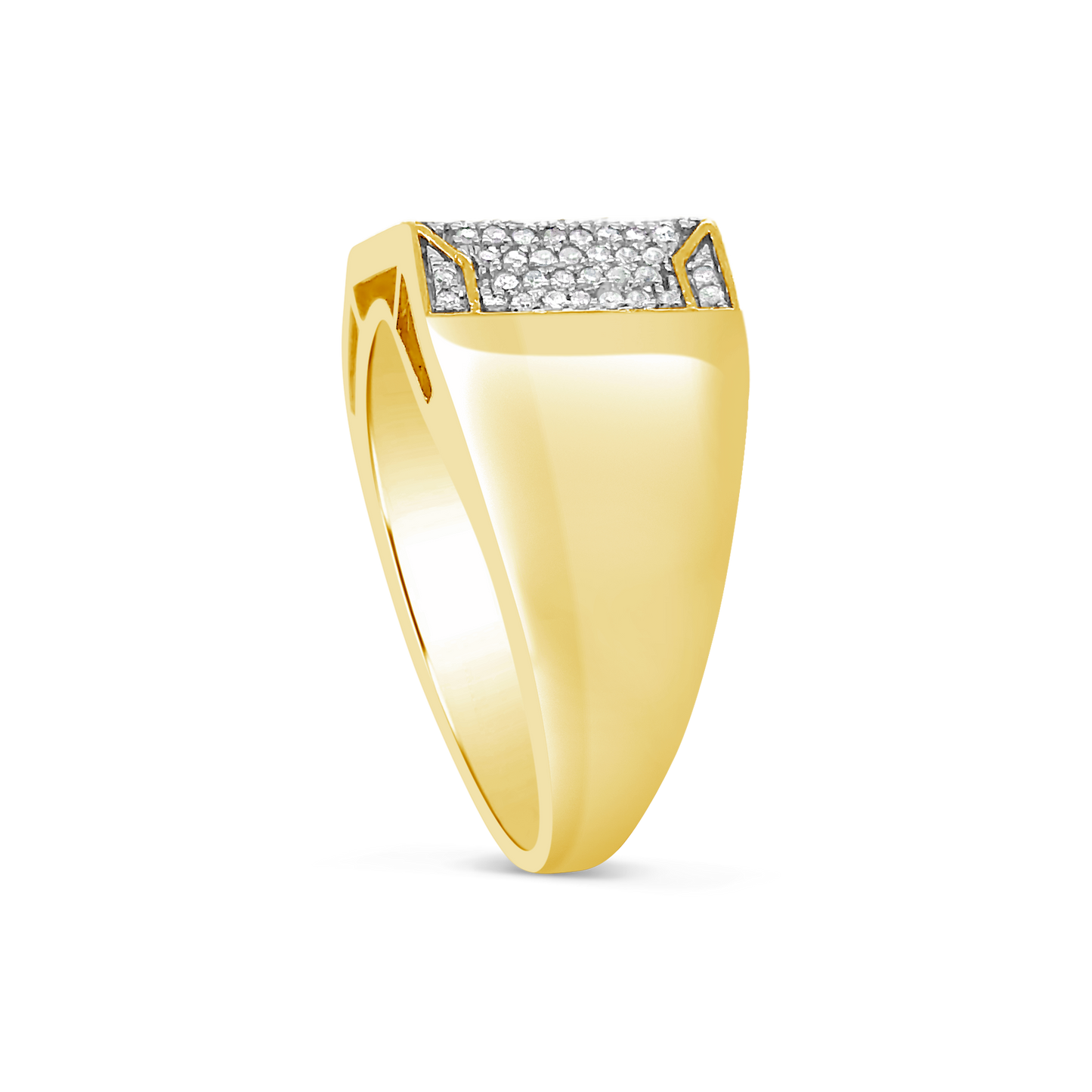 Diamond Ring 1.05 CTW Round Cut 10K Yellow Gold