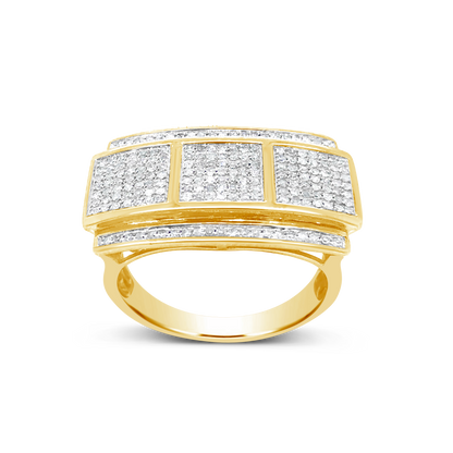 Diamond Ring .60 CTW Round Cut 10K Yellow Gold