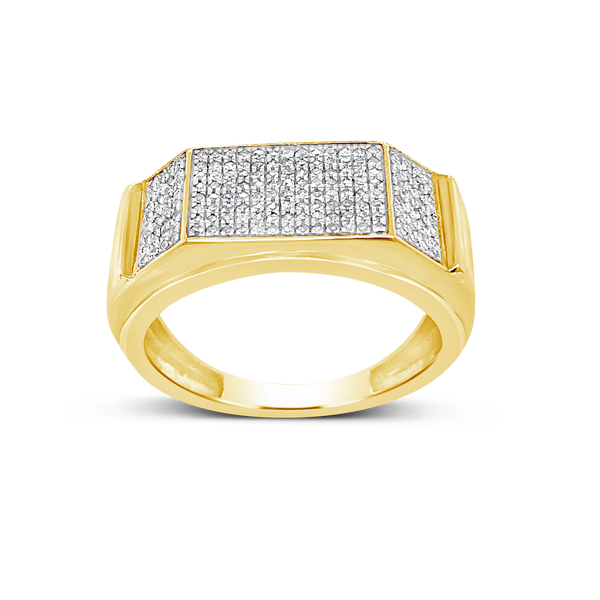 Diamond Ring .40 CTW Round Cut 10K Yellow Gold
