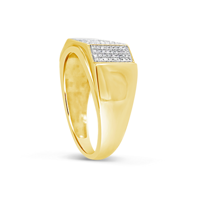 Diamond Ring .40 CTW Round Cut 10K Yellow Gold
