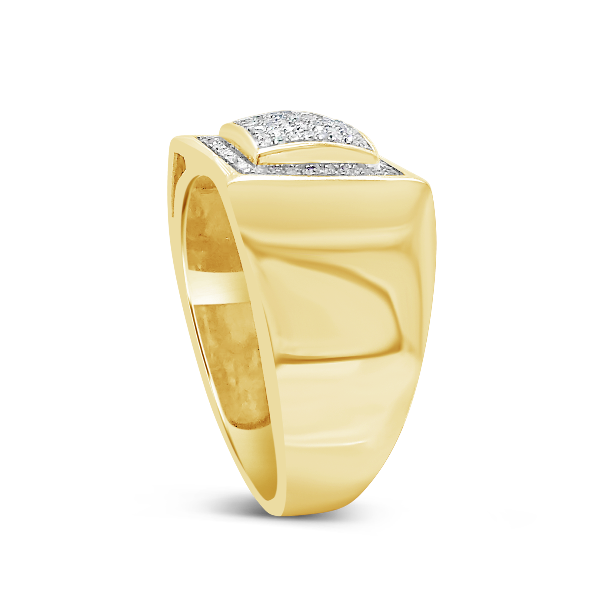 Diamond Ring .23 CTW Round Cut 10K Yellow Gold