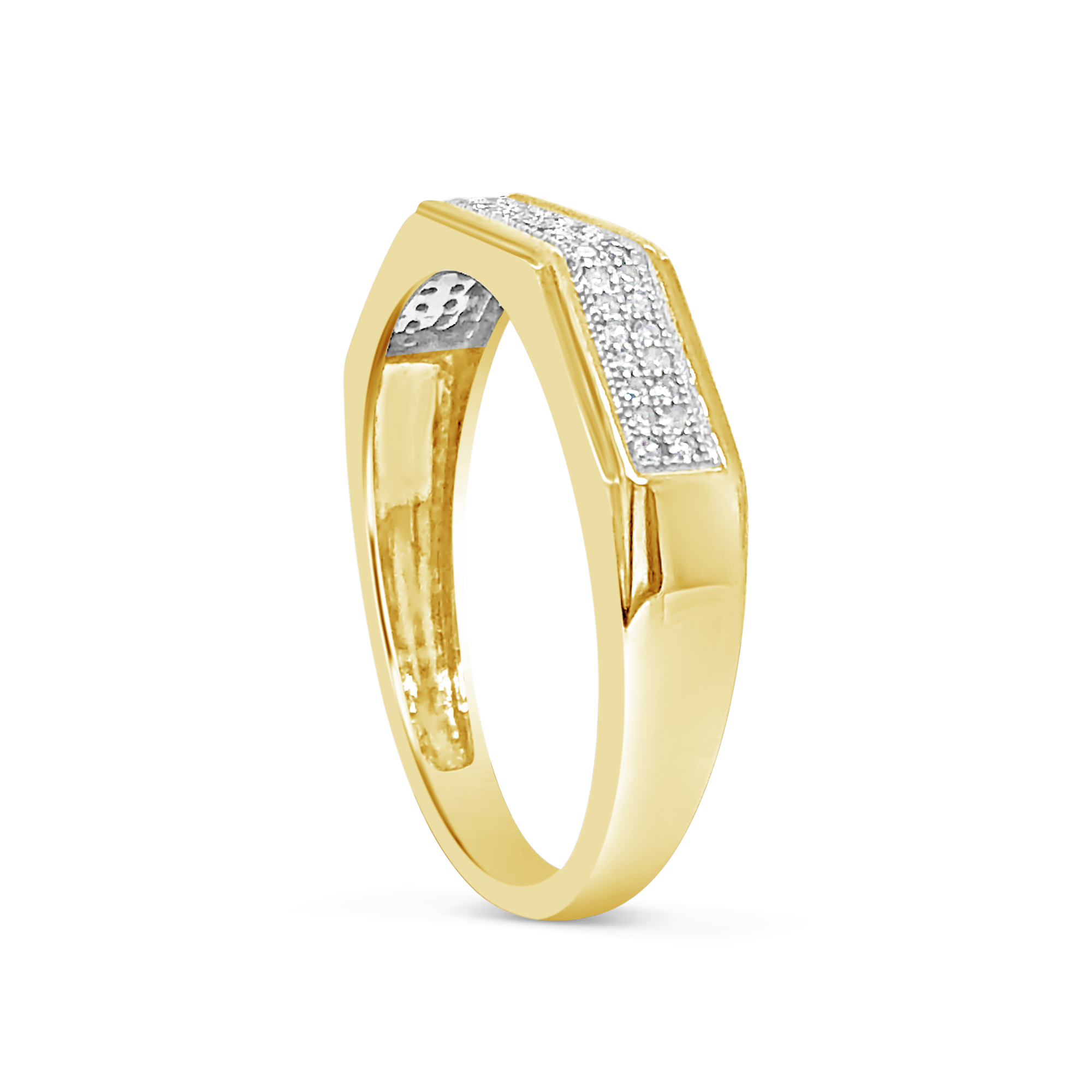 Diamond Ring .17 CTW Round Cut 10K Yellow Gold