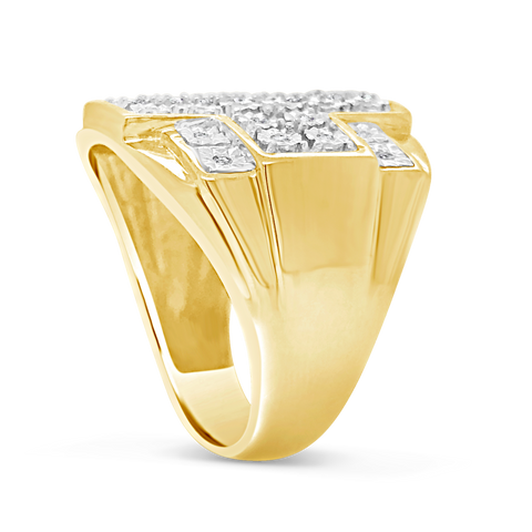 Diamond Ring .24 CTW Round Cut 10K Yellow Gold