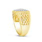Diamond Ring 1.04 CTW Round Cut 10K Yellow Gold