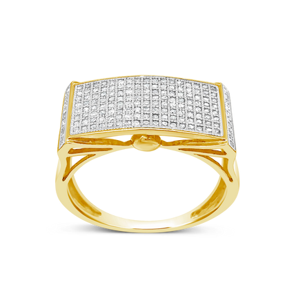 Diamond Ring .48 CTW Round Cut 10K Yellow Gold