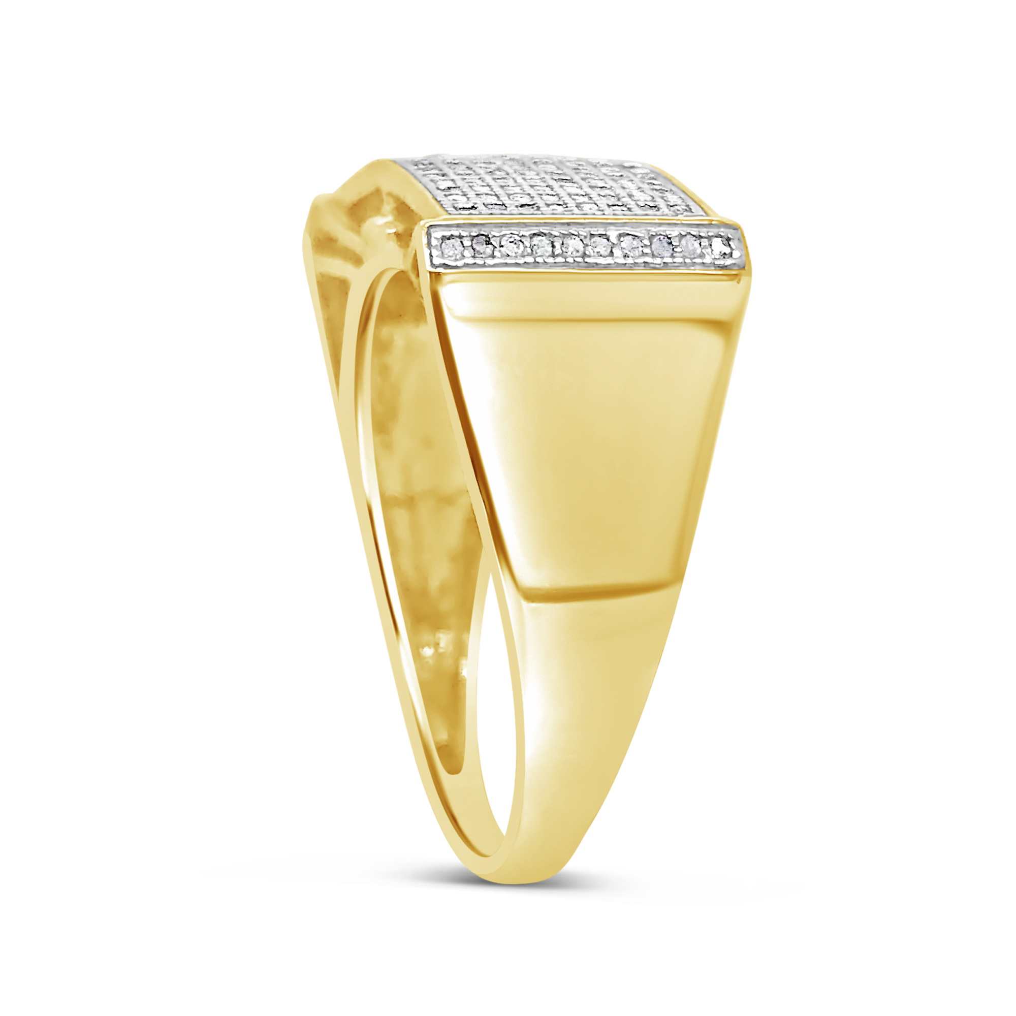 Diamond Ring .48 CTW Round Cut 10K Yellow Gold