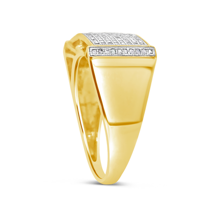 Diamond Ring .48 CTW Round Cut 10K Yellow Gold