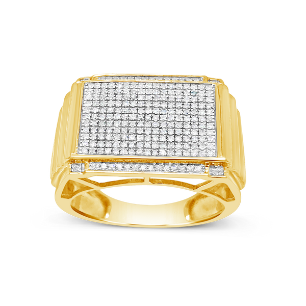 Diamond Ring .47 CTW Round Cut 10K Yellow Gold