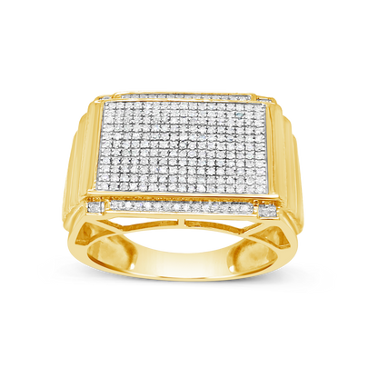 Diamond Ring .47 CTW Round Cut 10K Yellow Gold