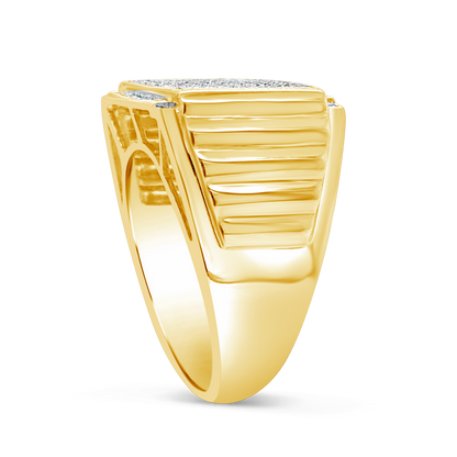 Diamond Ring .47 CTW Round Cut 10K Yellow Gold