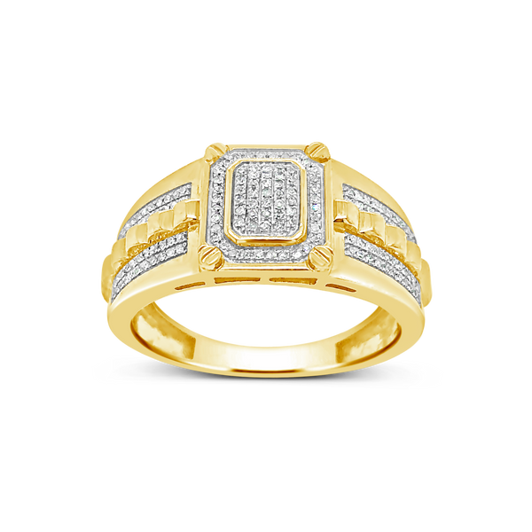 Diamond Ring .23 CTW Round Cut 10K Yellow Gold