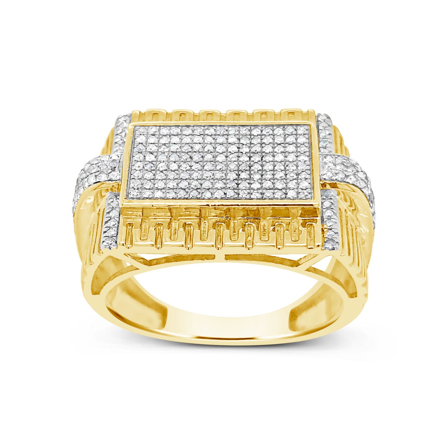 Diamond Ring .55 CTW Round Cut 10K Yellow Gold