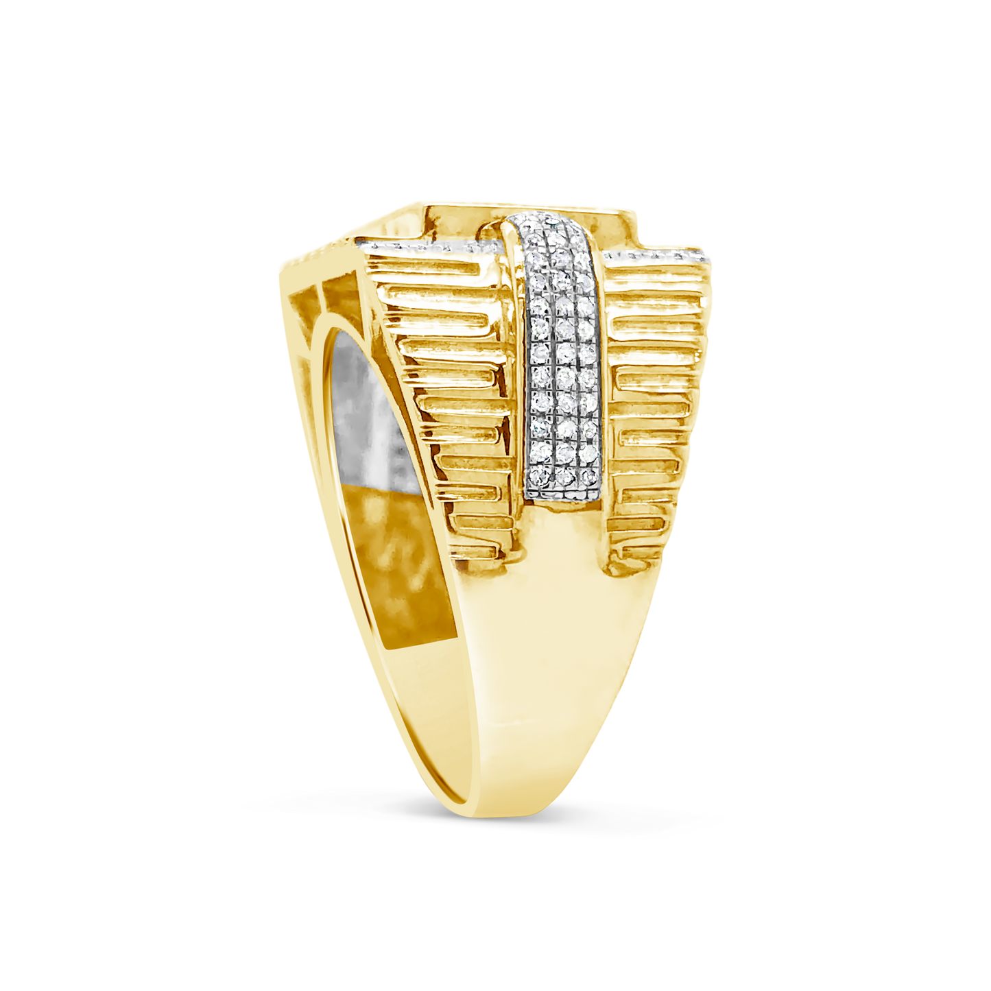 Diamond Ring .55 CTW Round Cut 10K Yellow Gold