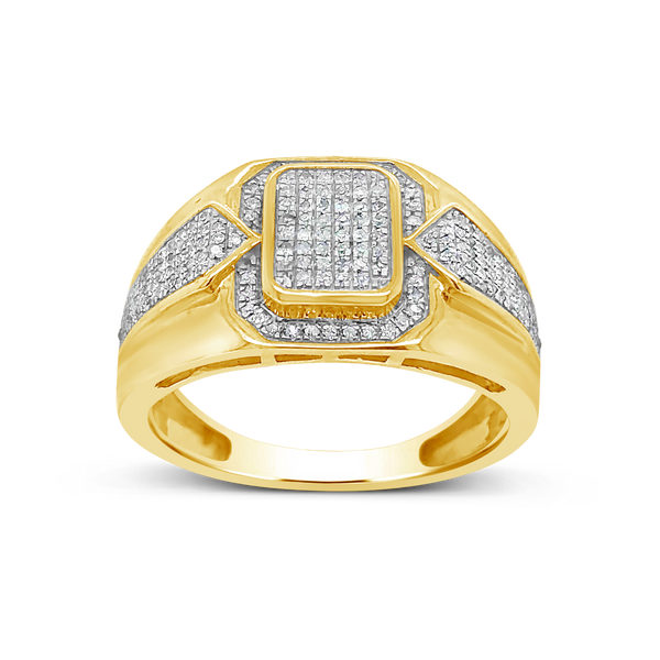 Diamond Ring .34 CTW Round Cut 10K Yellow Gold