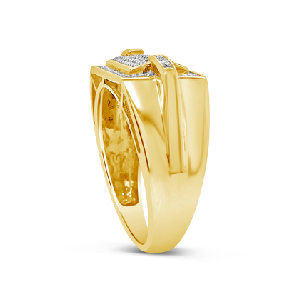 Diamond Ring .25 CTW Round Cut 10K Yellow Gold