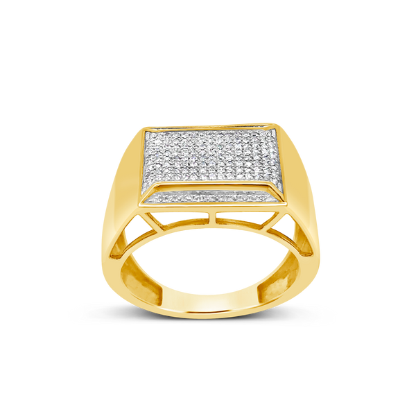 Diamond Ring .31 CTW Round Cut 10K Yellow Gold