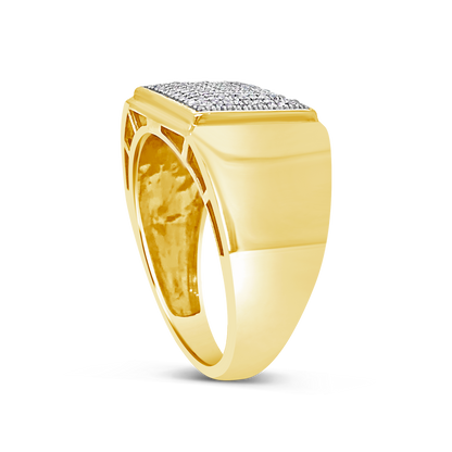 Diamond Ring .32 CTW Round Cut 10K Yellow Gold
