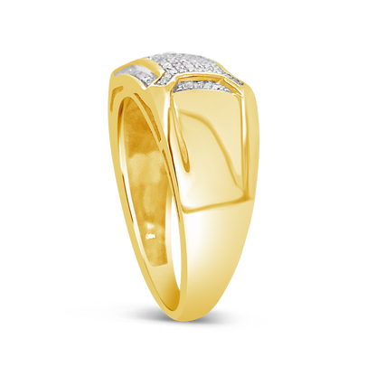 Diamond Ring .24 CTW Round Cut 10K Yellow Gold