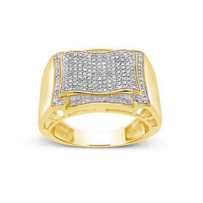 Diamond Ring .46 CTW Round Cut 10K Yellow Gold