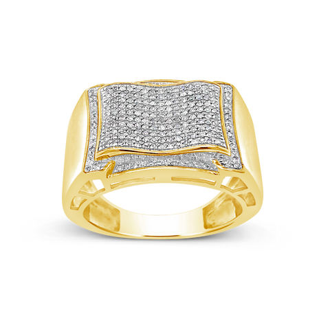 Diamond Ring .46 CTW Round Cut 10K Yellow Gold