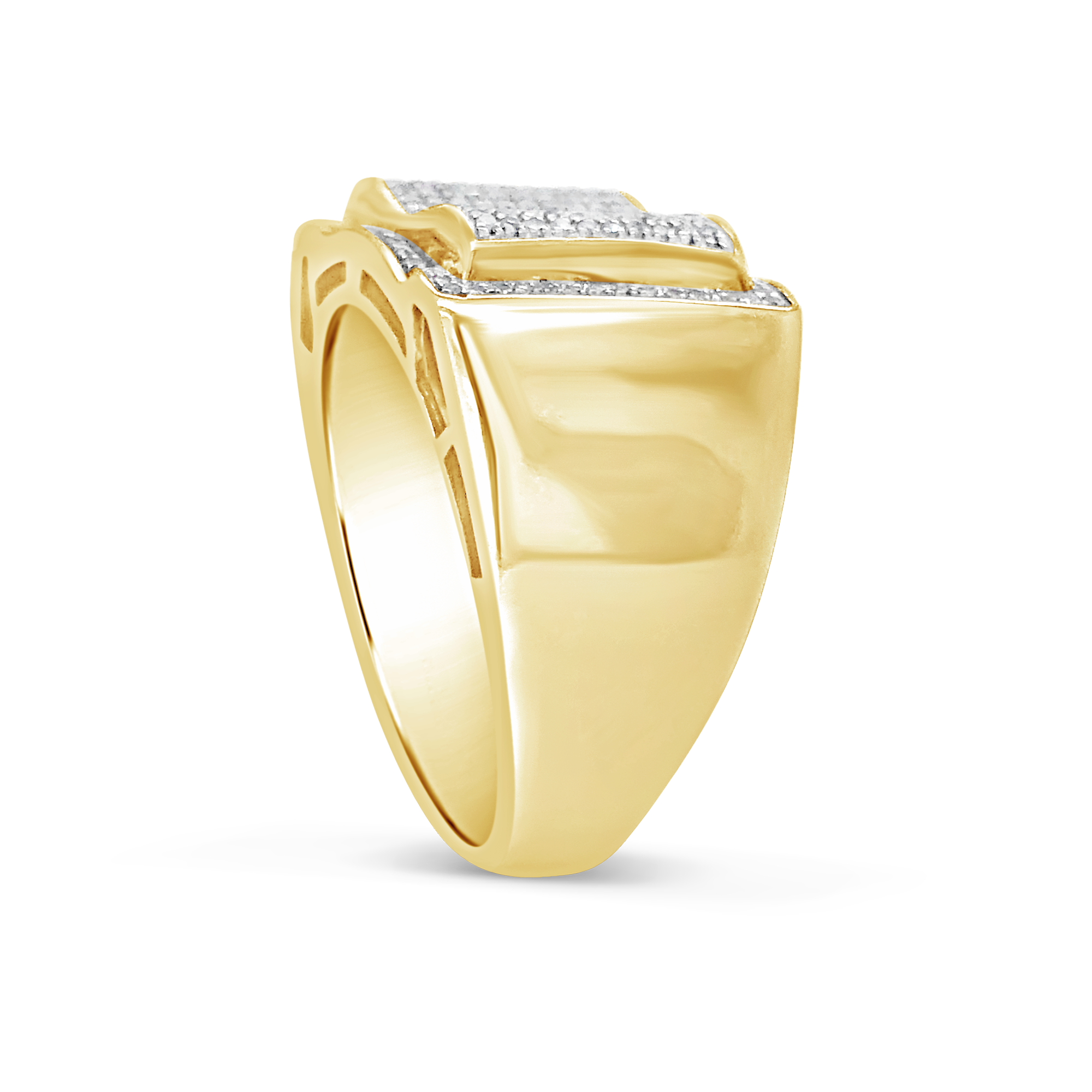 Diamond Ring .46 CTW Round Cut 10K Yellow Gold