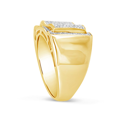 Diamond Ring .46 CTW Round Cut 10K Yellow Gold