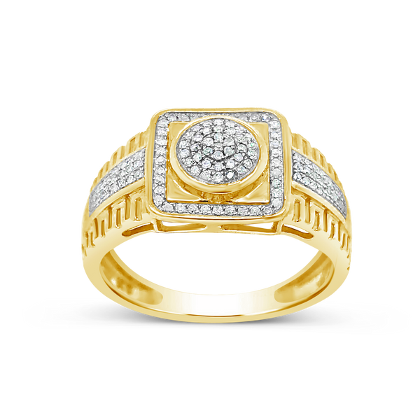 Diamond Ring .25 CTW Round Cut 10K Yellow Gold