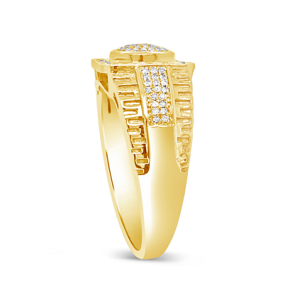Diamond Ring .25 CTW Round Cut 10K Yellow Gold