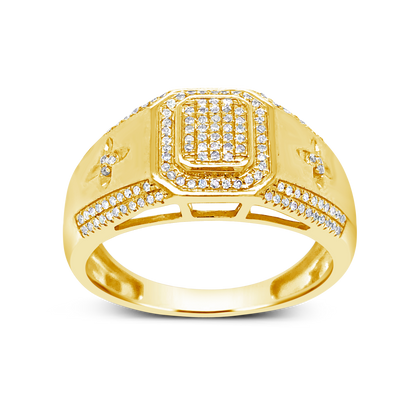 Diamond Ring .25 CTW Round Cut 10K Yellow Gold