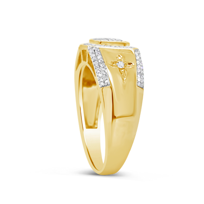 Diamond Ring .25 CTW Round Cut 10K Yellow Gold