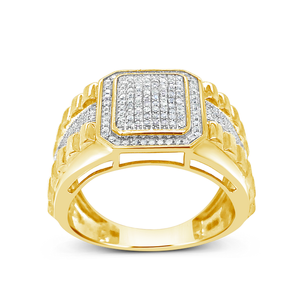 Diamond Ring .50 CTW Round Cut 10K Yellow Gold