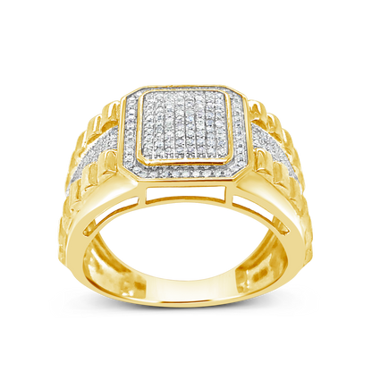 Diamond Ring .50 CTW Round Cut 10K Yellow Gold