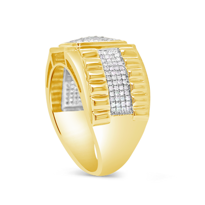 Diamond Ring .50 CTW Round Cut 10K Yellow Gold