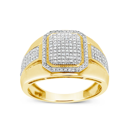 Diamond Ring .49 CTW Round Cut 10K Yellow Gold