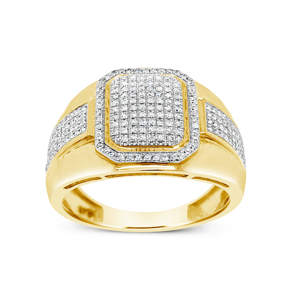 Diamond Ring .49 CTW Round Cut 10K Yellow Gold