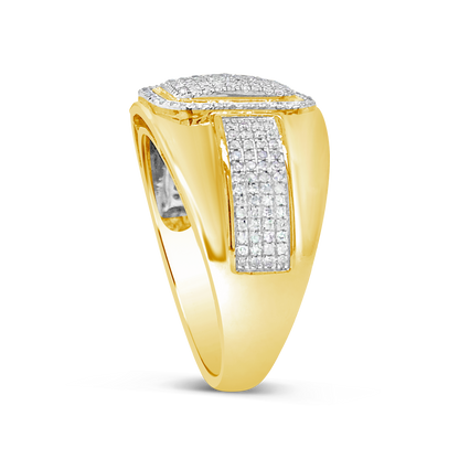 Diamond Ring .49 CTW Round Cut 10K Yellow Gold