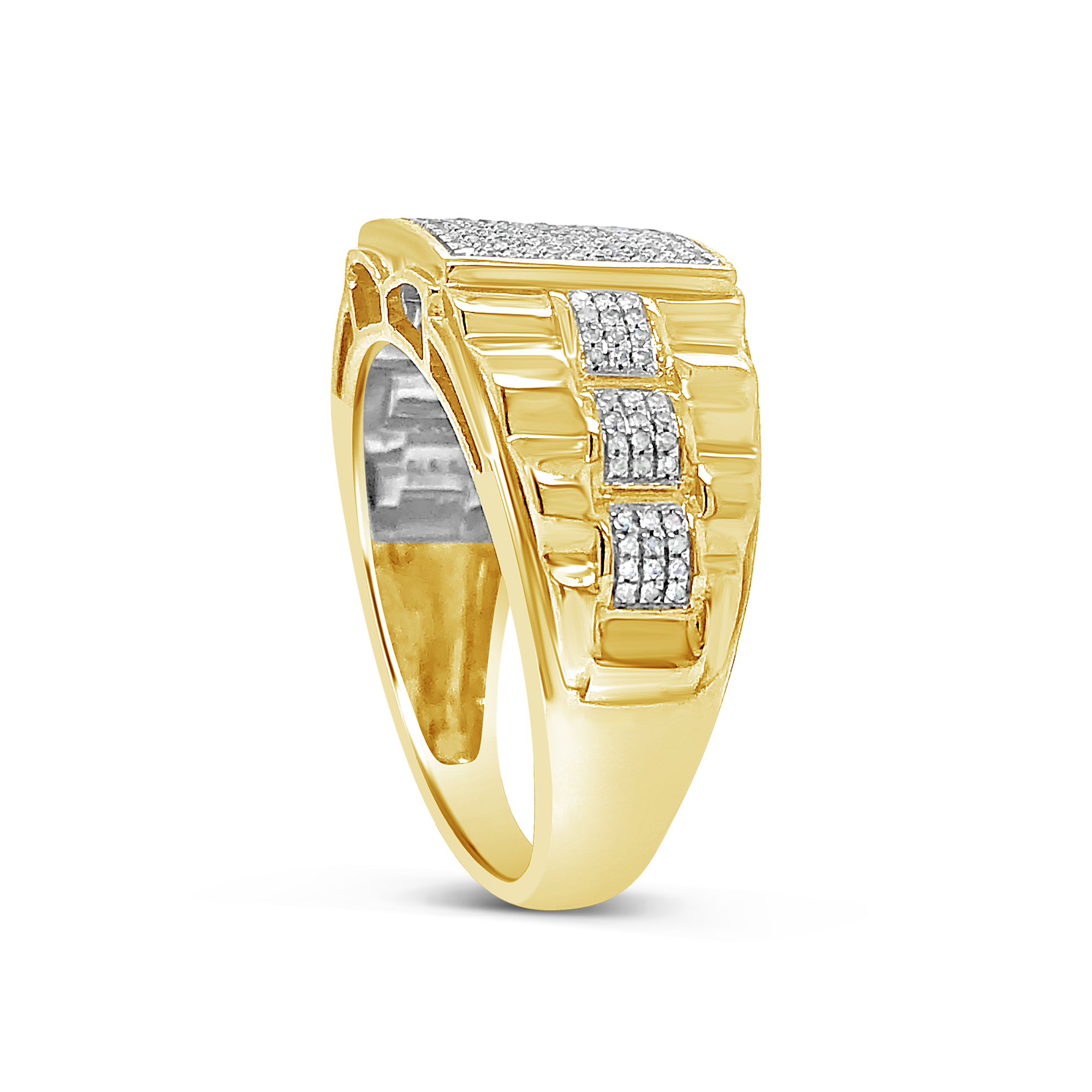 Diamond Ring .35 CTW Round Cut 10K Yellow Gold