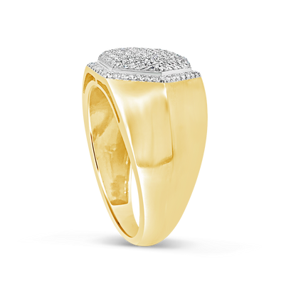 Diamond Ring .32 CTW Round Cut 10K Yellow Gold
