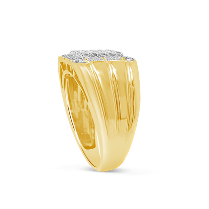 Diamond Ring .50 CTW Round Cut 10K Yellow Gold