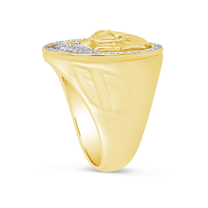 Diamond Ring .24 CTW Round Cut 10K Yellow Gold