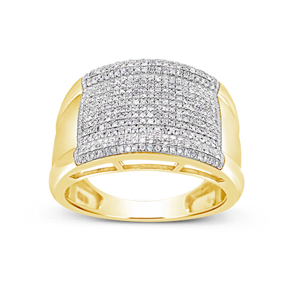 Diamond Ring .53 CTW Round Cut 10K Yellow Gold