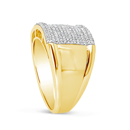 Diamond Ring .53 CTW Round Cut 10K Yellow Gold
