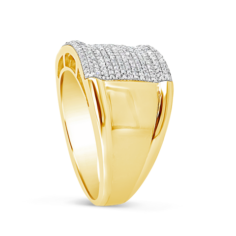 Diamond Ring .53 CTW Round Cut 10K Yellow Gold