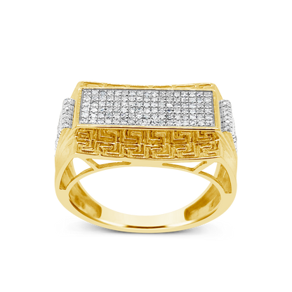 Diamond Ring .32 CTW Round Cut 10K Yellow Gold