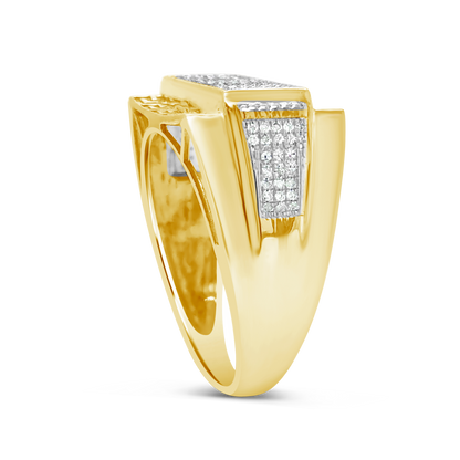 Diamond Ring .32 CTW Round Cut 10K Yellow Gold