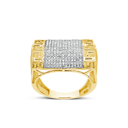 Diamond Ring .49 CTW Round Cut 10K Yellow Gold
