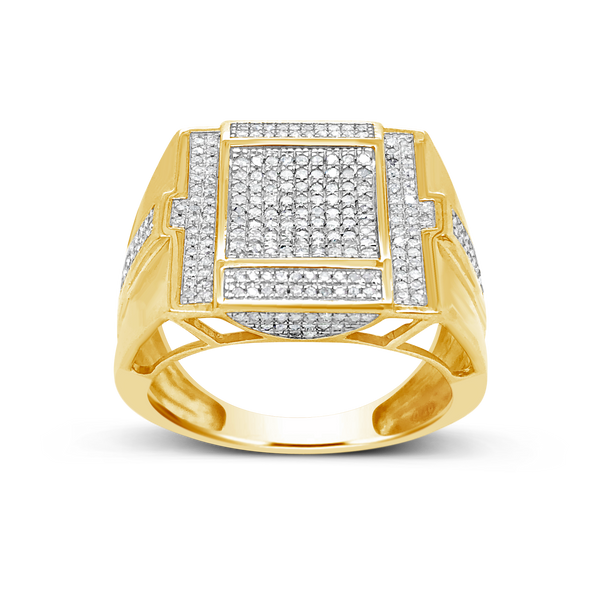 Diamond Ring .49 CTW Round Cut 10K Yellow Gold