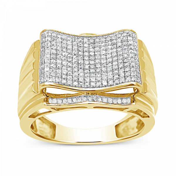 Diamond Ring .51 CTW Round Cut 10K Yellow Gold