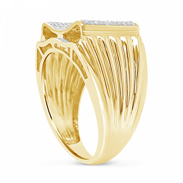 Diamond Ring .51 CTW Round Cut 10K Yellow Gold