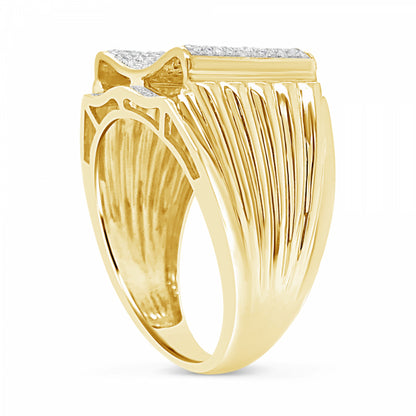 Diamond Ring .51 CTW Round Cut 10K Yellow Gold